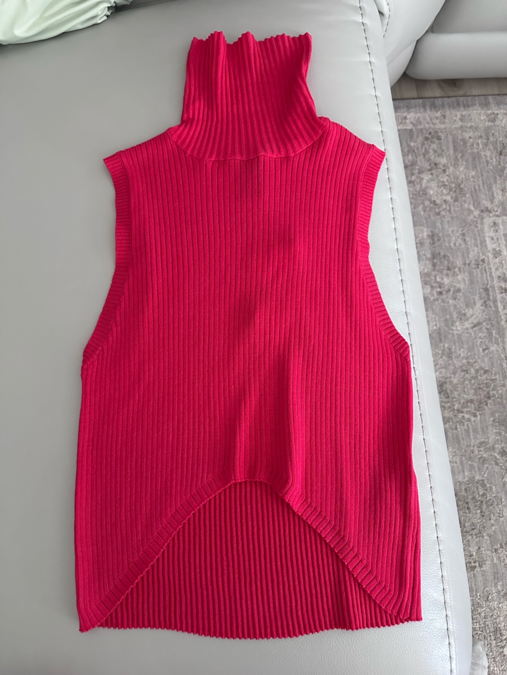 Forever 21 Ribbed Red Tank Top
